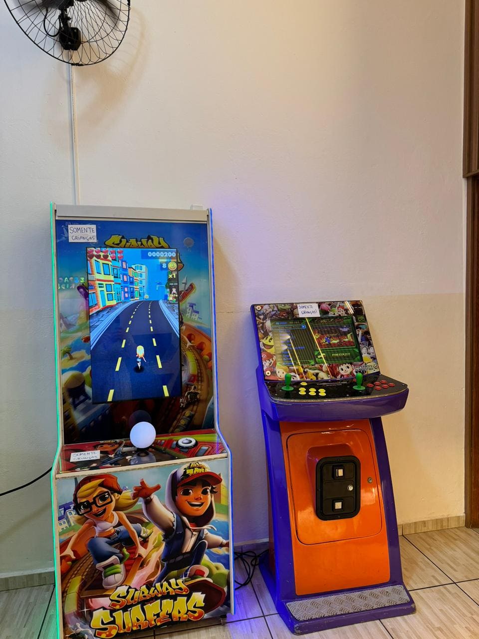 Área Kids - espaço interno